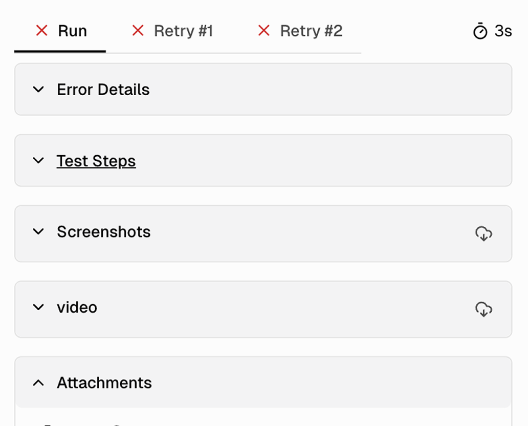 Test Evidence